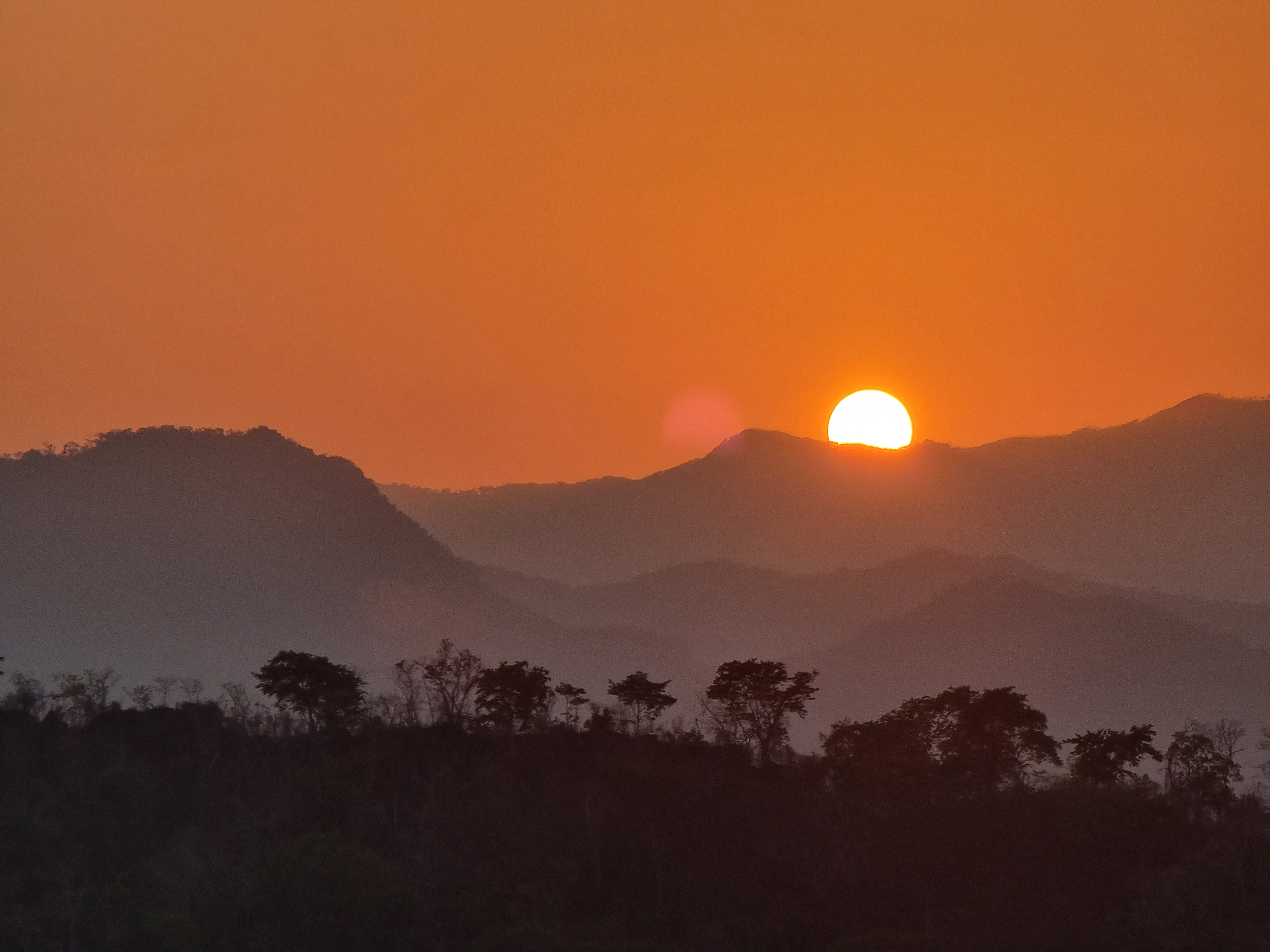 Sunset from Luang Prabang, Laos