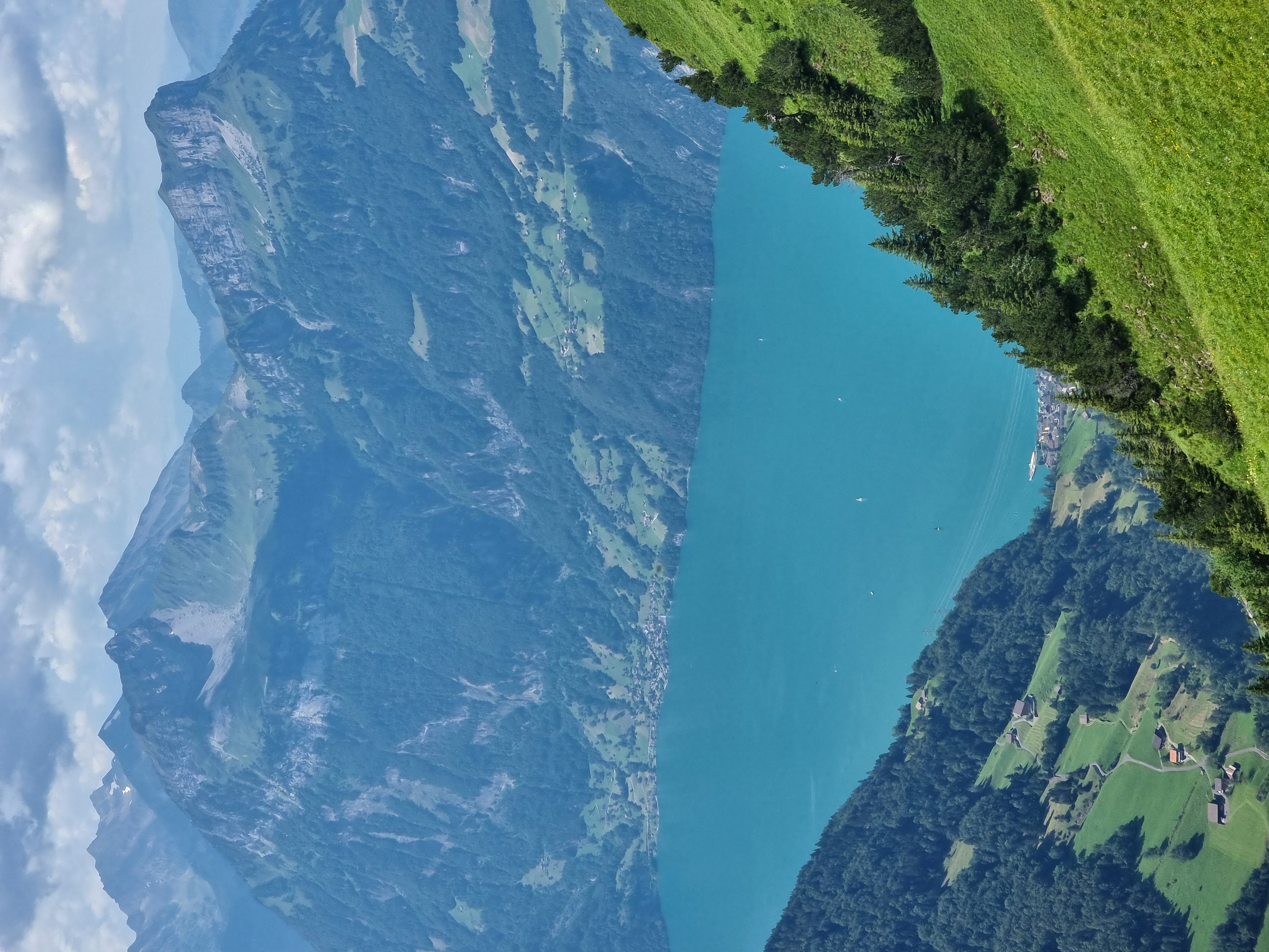 Vierwaldstättersee from atop Gratweg Stoos, Schwyz